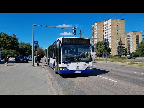 Buses in Riga, Latvia - August 2022
