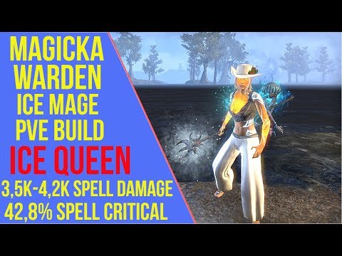 ESO - Magicka Warden PVE Build "Ice Queen" ( Ice Mage ) | Scalebreaker