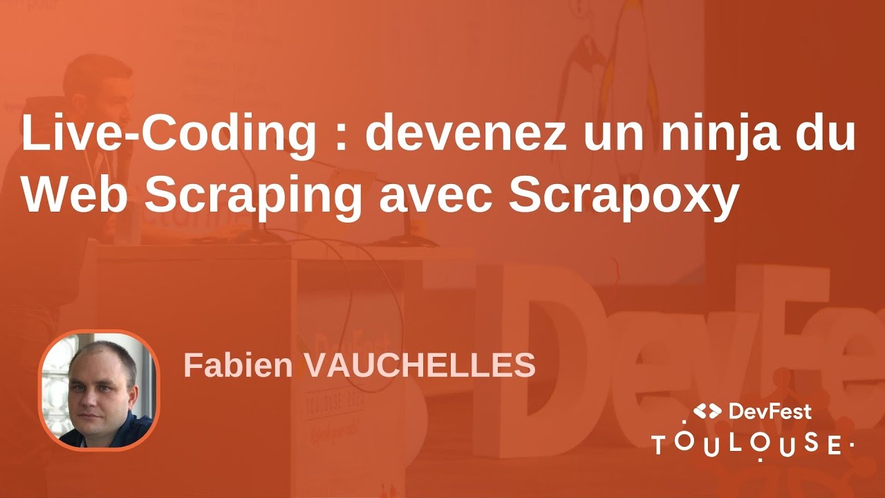Live-Coding: Devenez un ninja du Web Scraping avec Scrapoxy !