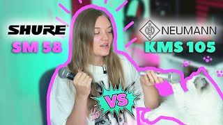 Video thumbnail for DIFFERENCE BETWEEN BUDGER AND TOP MICS? Shure SM58 VS Neumann KMS105 | Sound Comparison by Agami Karma