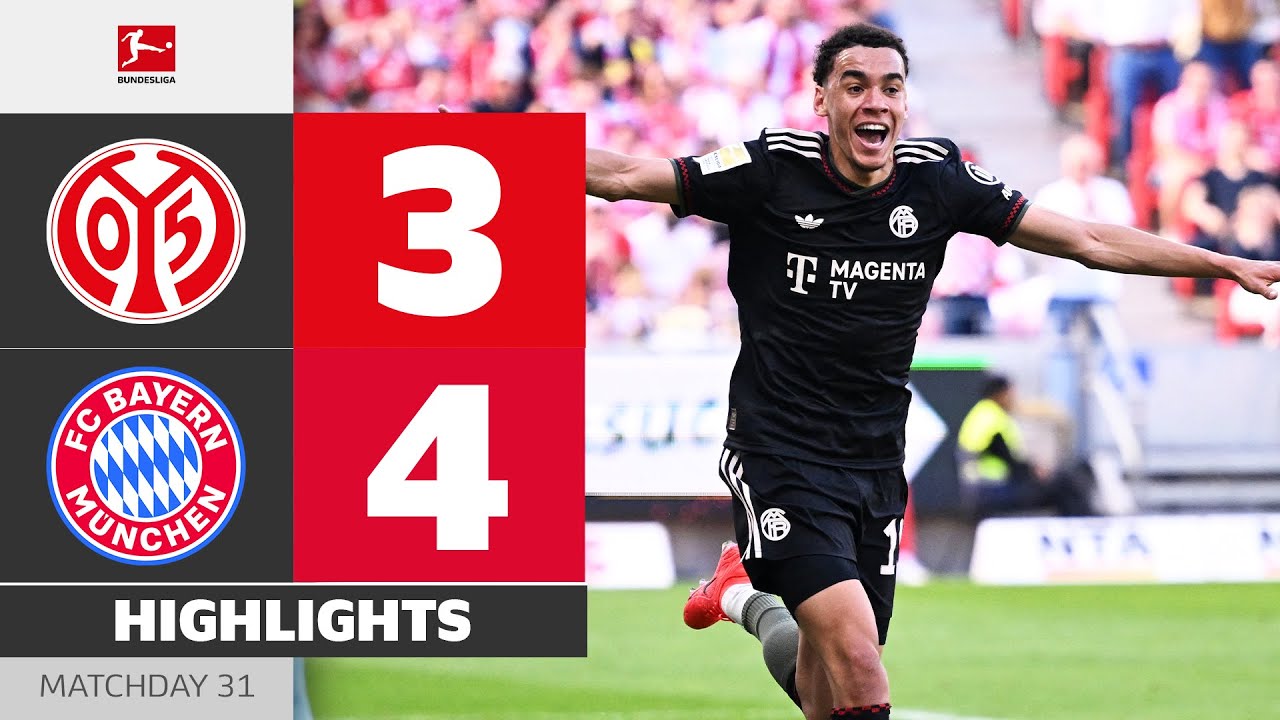 Spectacular! CRAZY Bayern Comeback! | MAINZ 05 - FC BAYERN | Highlights | Matchday 31 – Bundesliga