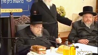 שמחה עצומה בבעלזא: ראשי הישיבות מבעלזא זכו לשמוע ולראות לראשונה את האדמו״ר מאז שחלה שבוע שעבר