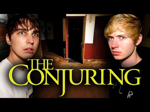 ALONE in The Real Conjuring House | Sam and Colby