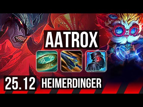 AATROX vs HEIMERDINGER (TOP) | KR Master | 25.12