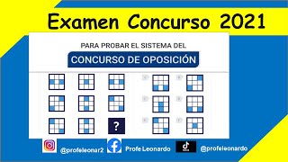 EXAMEN DE HABILIDADES COGNITIVAS CONCURSO DE OPOSICION 2021