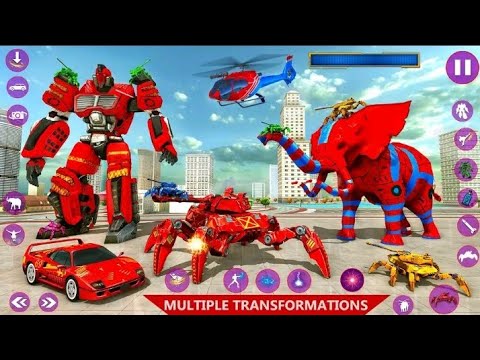Spider Tank Robot Game - Android Gameplay