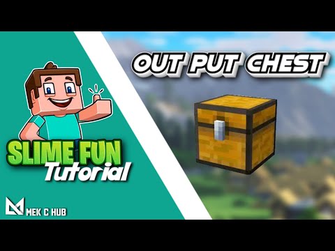 #21 MINECRAFT : Slimefun Tutorial | Basic Machine ➡️ [ Out Put Chest ]