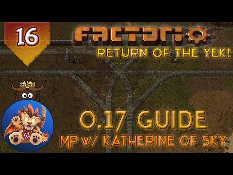 Factorio - 0.17 Guide w/KoS - Secret Project Continues - MOAR Railroads! - EP16