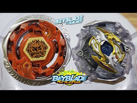 BURN PHOENIX .Wh.Ds' vs KNOCKOUT ODIN .Bl.X' GEN - Beyblade Burst
