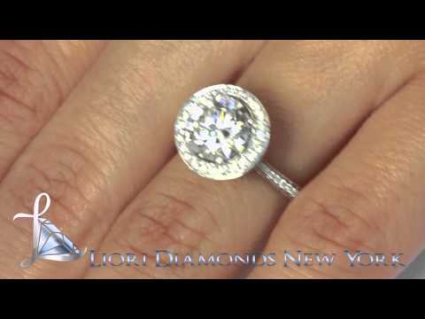 ER-SOLD-150 - 4.17 Carat E-SI1 Natural Round Diamond Engagement Ring 14k Gold Vintage Style