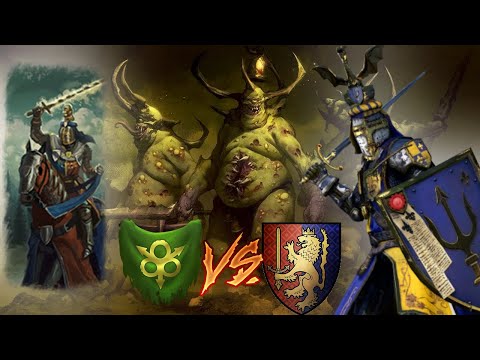 The Grail Guardians RIDE! Bretonnia vs Nurgle - Total War Warhammer 3