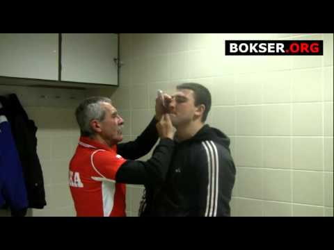 Yan Sudzilouski - przygotowania do występu w meczu WSB