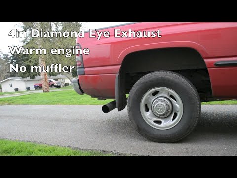 99 Dodge Cummins 5.9L Diamond Eye Exhaust