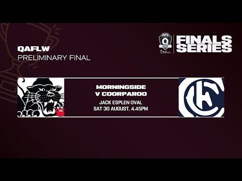 LIVE Bond University QAFLW PRELIMINARY FINAL - Morningside v Coorparoo