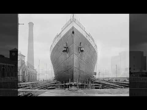 Titanic dry dock and slipway at Harland and Wolff then and now