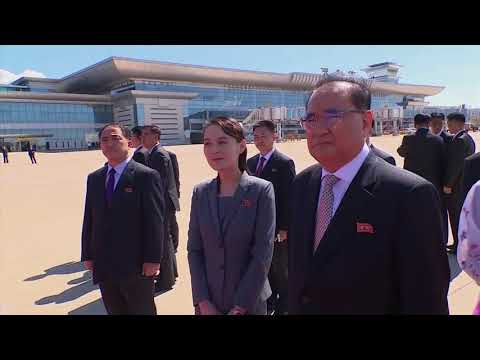 Senior Chinese official Li Zhanshu arrived in Pyongyang on Saturday to take part in celebrations marking the 70th anniversary of the founding of North Korea.(Sept. 8)