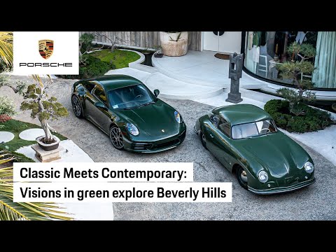Thumbnail for Porsche 356 and 911-Driving in Beverly Hills by Porsche 911, Porsche, Porsche 356, Car