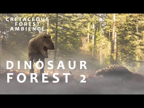Dinosaur Forest 2 - Dinosaur Ambience - Jurassic Park Ambience -  Dinosaur and Forest Sounds