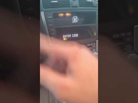 2008 Acura TL Radio Code Location (Each vehicle is different)