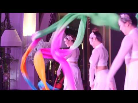 Contemporary Ribbon Dancers Perform to Live Music!