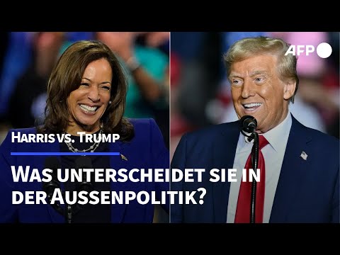 Trump vs. Harris: Ihre Positionen in der Außenpolitik | AFP