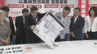愛知は高市氏がトップ…自民党総裁選 東海3県でも党員票の開票作業 国会議員票と合わせ“ドント方式”で割り振り