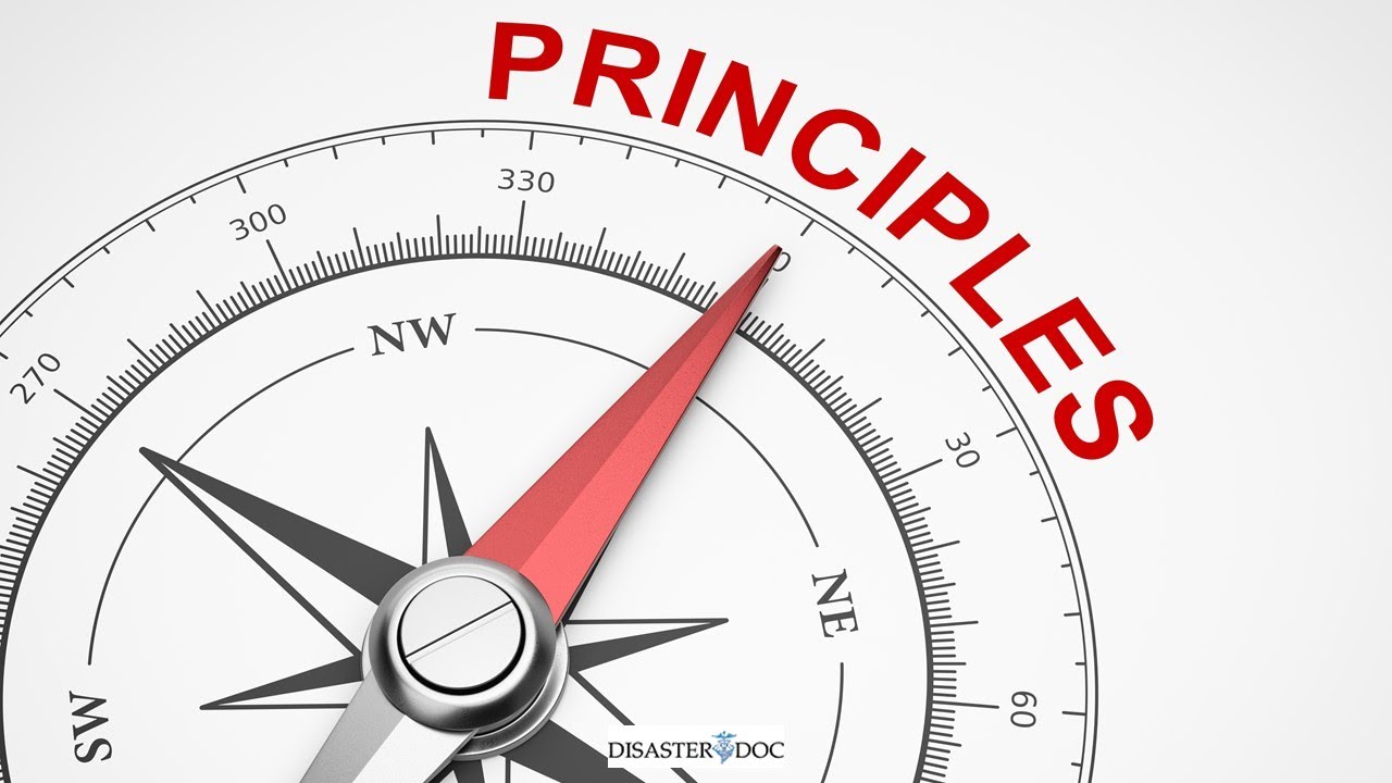 Principles of Disaster Planning