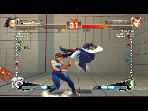 SSF4 AE 2012: rosetukaidesu (Rose) vs TAKAHOKO (Chun-Li) - Xbox Live Ranked Match