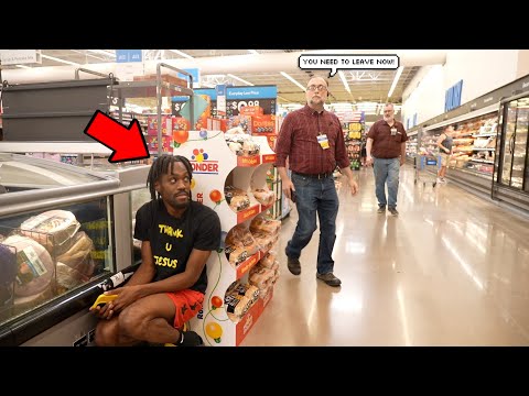 Hiding From Walmart Employees!