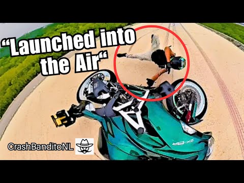 GoPro Captures Extreme Motorcycle Crashes & Insane Near Misses! | CrashBanditoNL