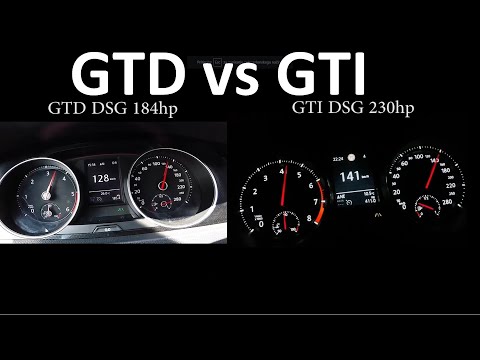 Golf 7 GTI vs GTD 40-140km/h