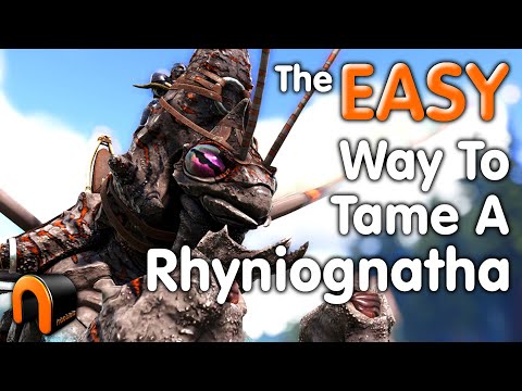 ARK HOW TO TAME A RHYNIOGNATHA