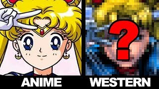 Drawing ANIME in a WESTERN STYLE - SAILOR MOON!