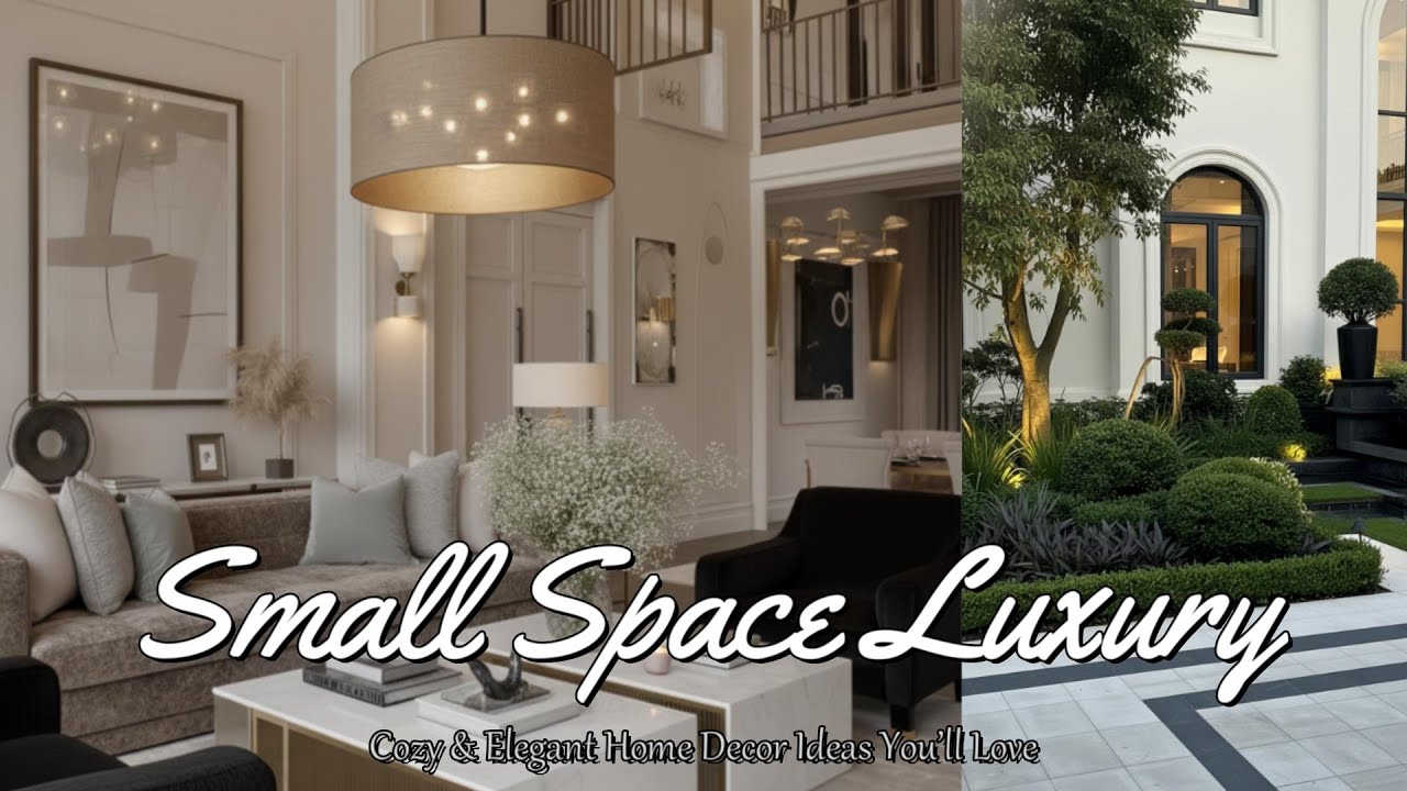 Small Space Luxury Makeover: Cozy & Elegant Home Decor Ideas You’ll Love