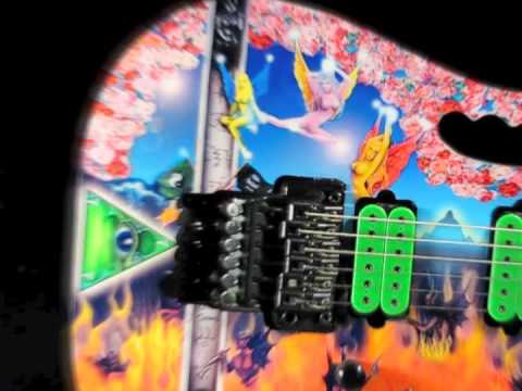 Passion & Warfare Steve Vai tribute guitar by Christopher Woods