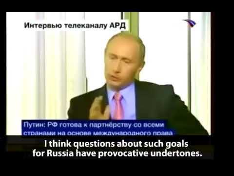 Thomas Roth interviews Putin a about Georgia.