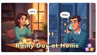 English for Cozy Days: How to Talk About a Rainy Day at Home (A2-B1 Listening & Speaking)
