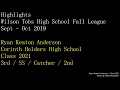 Keaton Anderson  - Wilson Tobs HS Fall League - Fall 2019 Highlights