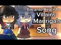 |Past Encanto React to Dolores/Mirabel/Bruno Villians Song || Gacha Club REACT VIDEO Encanto ||By ME