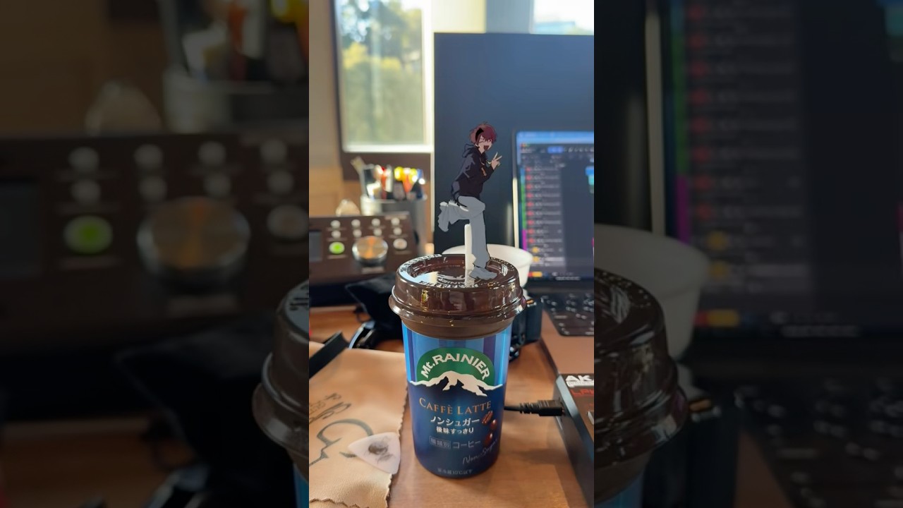 カフェラテの上で踊る「ゴーストアベニュー」 #踊ってみた #fyp #日常