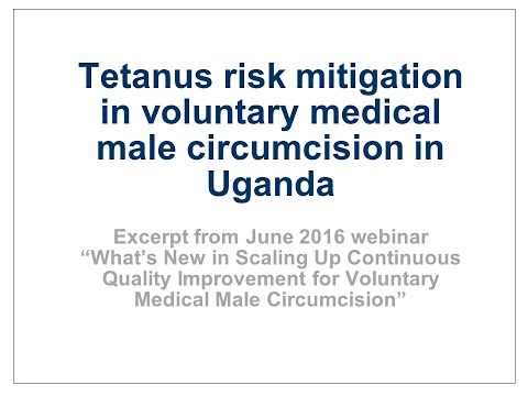 Hot quality topics in VMMC: Tetanus risk mitigation