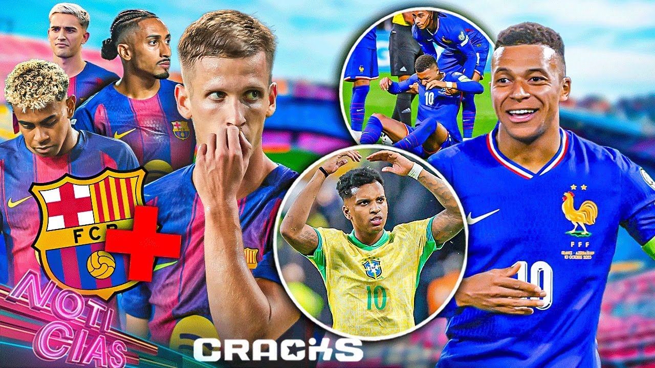 ¡Un hospital el Barça! | Mbappe: gol y lesión | Brasil tiene “nuevo Rodrygo” | Se va Messi
