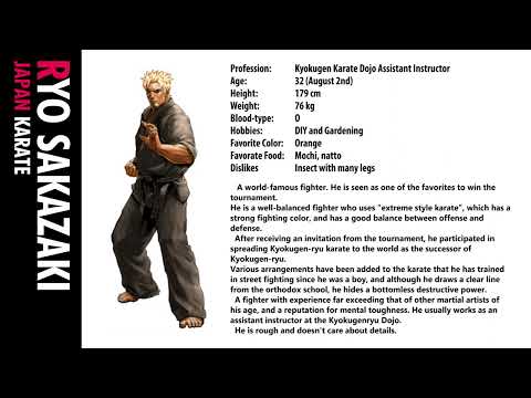 Buriki One - Ryo Sakazaki (Profile)