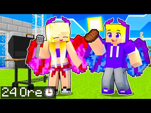 24 ORE Con Una RAGAZZA DRAGO! - Famiglia Di Minecraft *MOSTRI*