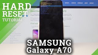 How to Hard Reset Samsung Galaxy A70 - Bypass Screen Lock / Remove Password