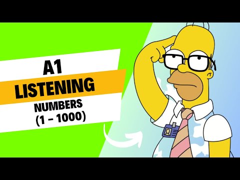 🎧 A1 listening exercise /  Numbers 1 - 1000