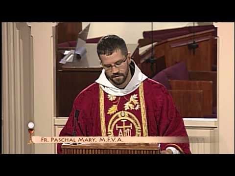 Daily Catholic Mass 2014-10-18 - Fr. Paschal Mary - St. Luke, Evangelist