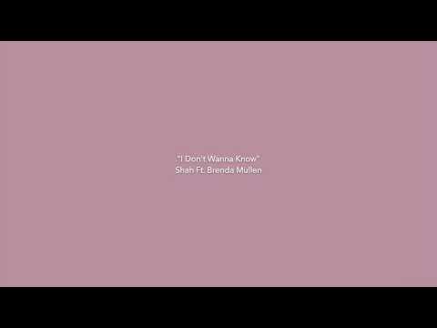 Brenda Mullen ft. Shah  - "I Don't Wanna Know"