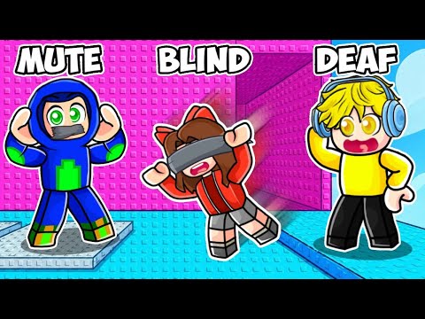 Blind, Deaf, And Mute Tower in Roblox!