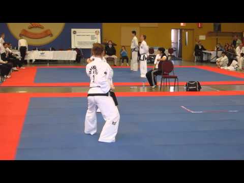 Yoo-Sin - Eastern Canadian TKD Championships 2013 - Womens 3rd dan finals